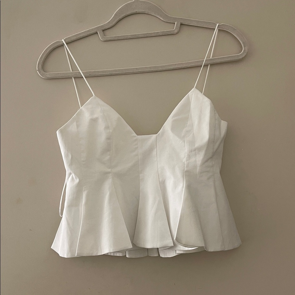 Zara peplum top